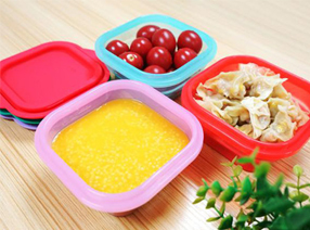 Can the silicone lunch box be microwave heated? Is it toxic when heated?